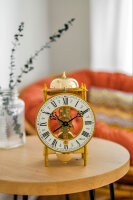 Orologio da tavolo dorato con suoneria a campana - Hermle Modello: 23004-000711