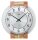 Orologio da parete con cassa in legno e quadrante in alluminio - AMS Modello: 7424
