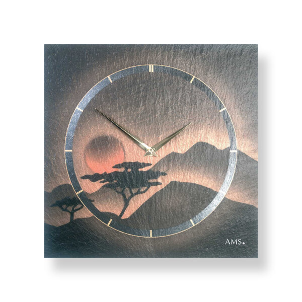 Orologio da parete classico 30 cm x 30 cm x 4 cm - AMS Modello: 9515