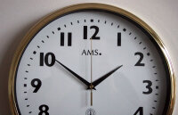 Orologio da parete radiocontrollato classico diametro 32 cm - AMS Modello: 5963