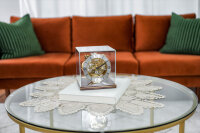 Orologio da tavolo in noce 4/4 Westminster - Hermle Modello: 23052-030340