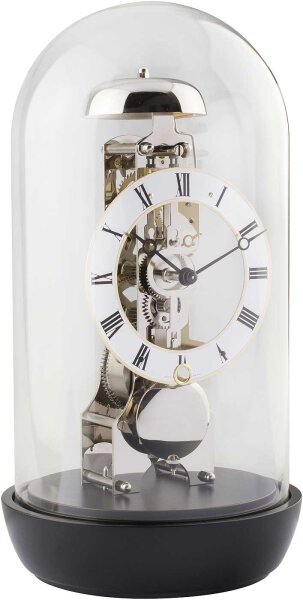 Orologio da tavolo nero con suoneria alla campana - Hermle Modello: 23019-740791