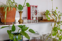 Orologio da tavolo in alluminio con movimento scheletrato - Hermle Modello: 23036-360721