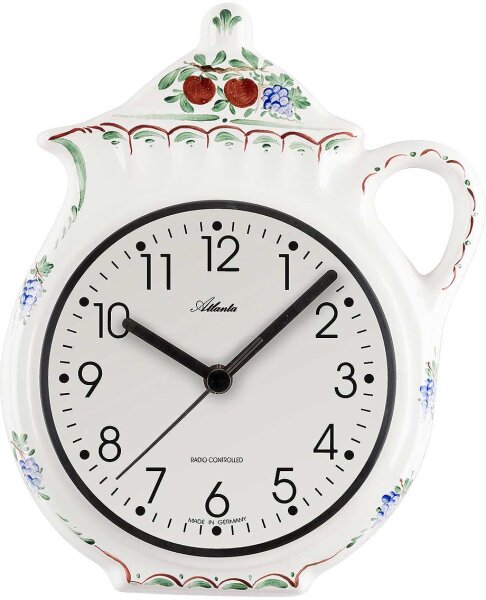 Orologio da cucina radiocontrollato classico - Caraffa - Atlanta Modello: 6024