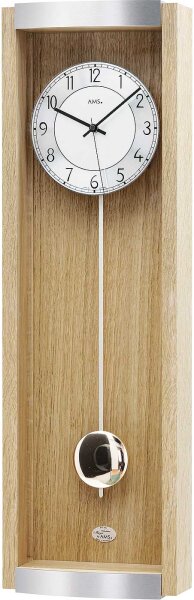 Orologio a pendolo radiocontrollato classico 21 x 71 x 9 cm - AMS Modello: 5285