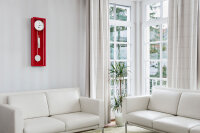 Orologio a pendolo rosso con movimento di 31 giorni - Hermle Modello: 71006-360761