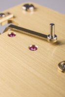 Orologio a pendolo nero con movimento di 31 giorni - Hermle Modello: 71006-740761