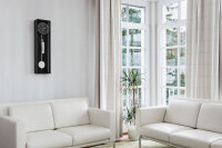 Orologio a pendolo nero con movimento di 31 giorni - Hermle Modello: 71007-740761