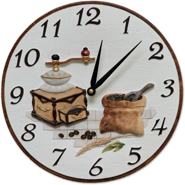 Macina caffè e sacco di caffè - Terrastudio Modello: Orologio da cucina