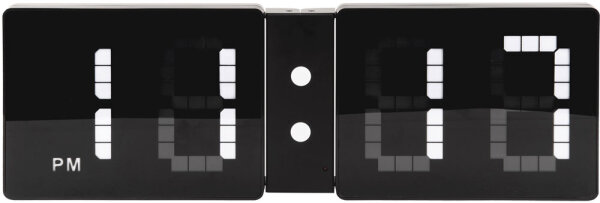 Orologio da parete LED con look flip - Karlsson Modello: KA5602WH