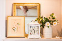 Orologio da tavolo meccanico - Vintage bianco - Hermle Modello: 22915-V60340