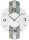 Orologio da parete moderno con finitura argento antico - AMS Modello: 9677