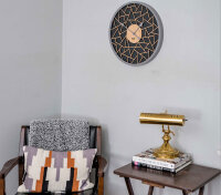 Orologio da parete moderno, marrone - Hermle Modello: 30102-002100