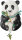 Orologio a pendolo Snuggles the Panda - Allen Designs Modello: 6012913