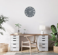 Orologio da parete argento grigio metallo - JVD Modello:...