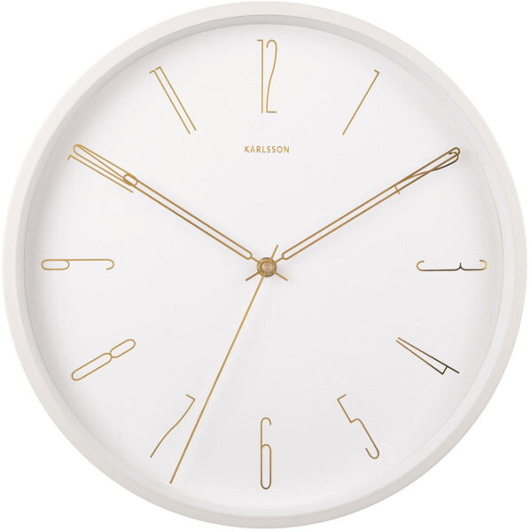 Orologio da parete moderno bianco - Karlsson Modello: KA5898WH