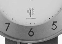 Orologio a pendolo radiocontrollato moderno antracite - AMS Modello: 5266A