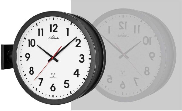 Orologio radiocontrollato moderno doppia faccia - Atlanta Modello: 4570