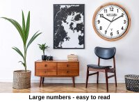 Orologio da parete moderno radiocontrollato - AMS Modello: 5576B