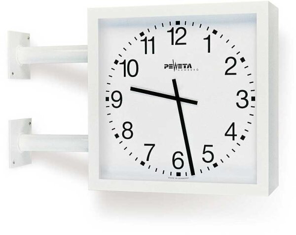 Orologio per grandi ambienti a doppia faccia - Peweta Modello: 51.372.512