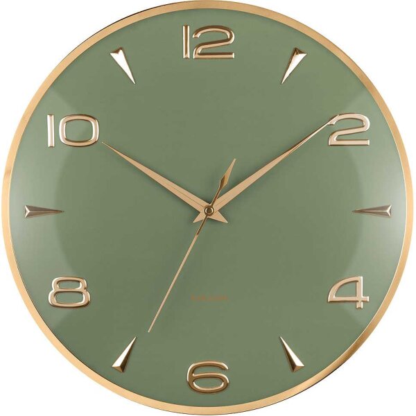 Orologio da parete moderno verde - Karlsson Modello: KA6017GR