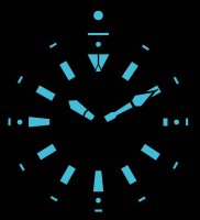 Orologio da uomo Taucheruhr con set di due cinturini - Serie: Defense Kommando Diver - Chris Benz Modello: CB-1000-KD