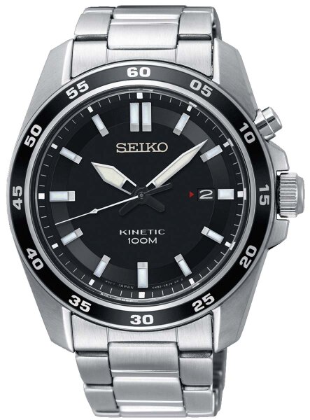 Orologio da uomo con cassa in acciaio inox e movimento cinetico - Seiko Modello: SKA785P1