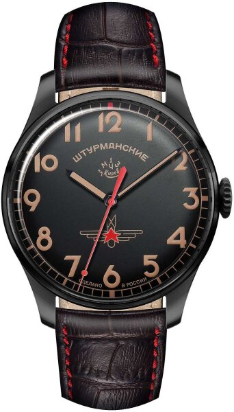 Orologio da uomo in titanio con carica manuale - Serie: Retro Gagarin Titanium - Sturmanskie Modello: 2609-3714129