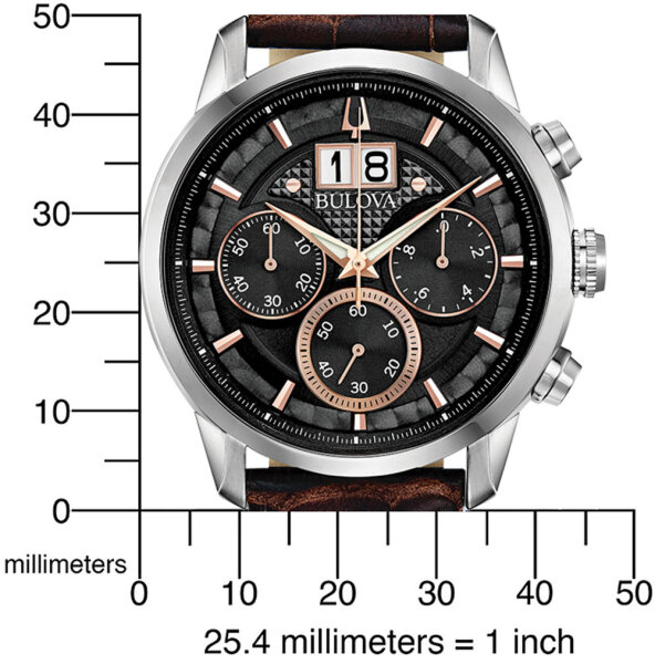 Orologio Bulova Uomo Sutton Classic Cronografo Quartz 96B311