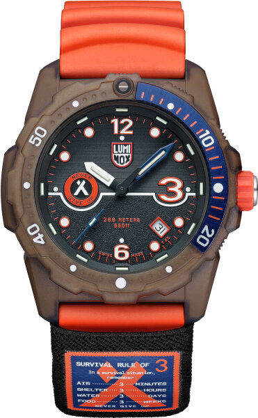 Orologio da uomo Bear Grylls Rule of 3 X Tide - Luminox Modello: XB.3729.ECO