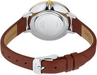 Orologio da donna cassa in acciaio cinturino in pelle -...