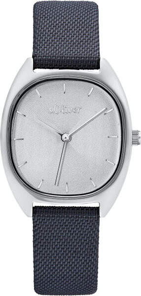 Orologio da donna cassa in acciaio cinturino in tessuto - s.Oliver Modello: 2033502