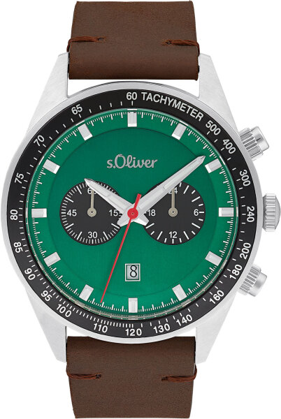 Orologio da uomo cronografo con lancette luminose - s.Oliver Modello: 2033496