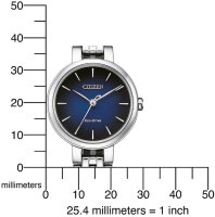 Orologio da donna con vetro zaffiro e quadrante Sunray - Citizen Modello: EM0990-81L