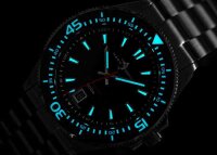 Military Diver Black Orange - Marc and Sons Modello: MSD-051-14S