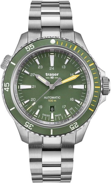 Orologio da uomo P67 Diver Automatic Green - Serie: Diver Collection - Traser Modello: 110328