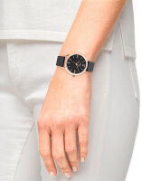 Orologio da donna con cassa in acciaio inossidabile color...