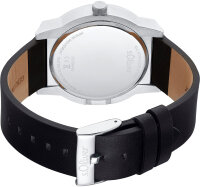 Orologio da uomo con cinturino in pelle nera - s.Oliver Modello: 2035440