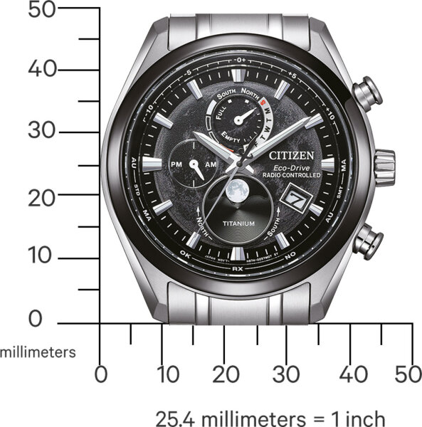 Citizen Orologio al quarzo analogico unisex con cinturino in BY1018-80E, elegante, Elegante
