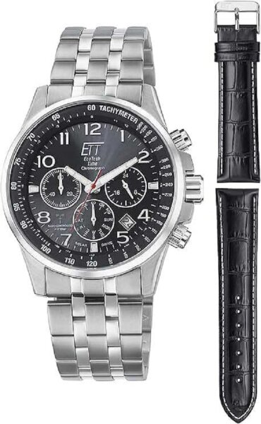 Orologio da Uomo con Movimento Solare Radio Controllato - Eco Tech Time Model: EGS-11610-22MS