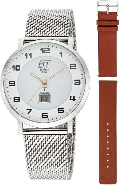 Orologio da Uomo con Movimento Solare Radio Controllato - Eco Tech Time Model: EGS-11620-12MS