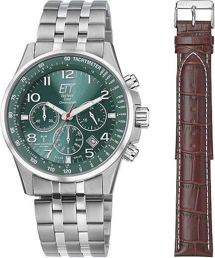 Orologio da Uomo con Movimento Solare Radio Controllato - Eco Tech Time Model: EGS-11611-82MS