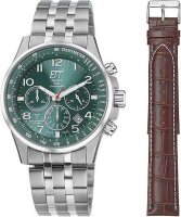 Orologio da Uomo con Movimento Solare Radio Controllato -...