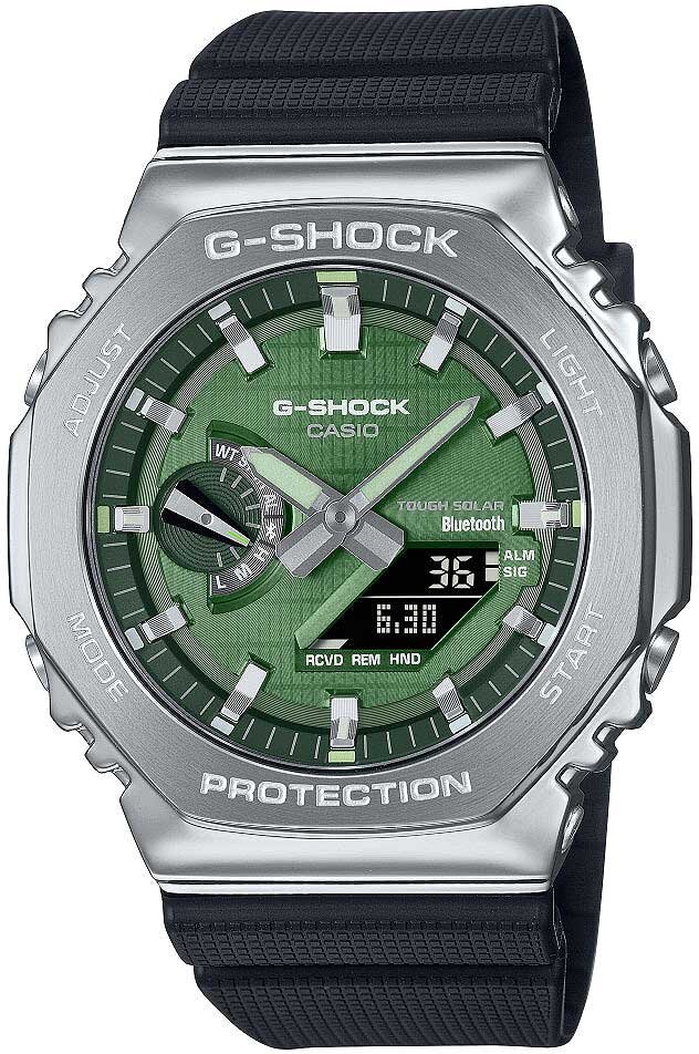 Casio G-Shock AWG-M100FP-1A2CR | Orologio Uomo Solare Analogico-Digitale | 200m Resistente Agli Urti