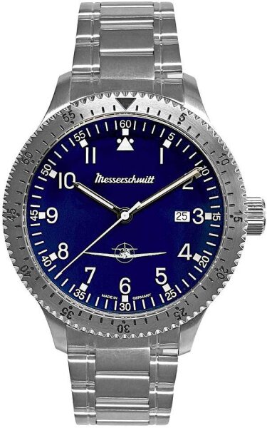 Orologio da aviatore con lancette Superluminova - Messerschmitt Modello: ME-108DR-MB