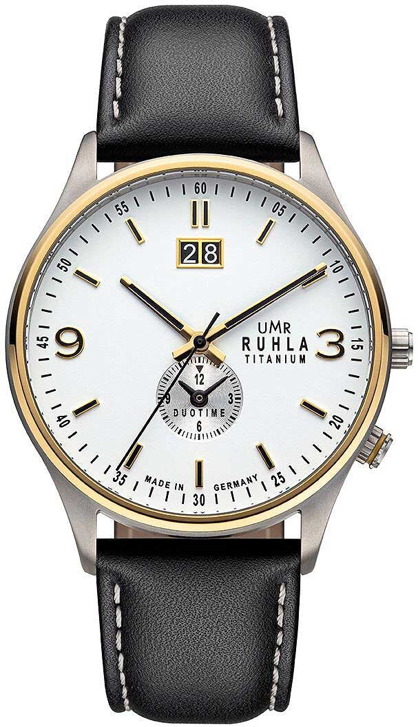 UMR RUHLA Montre légère pour homme en titane avec date 1310-6