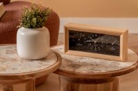 Sveglia in Bambù, analogica, nera - Karlsson Model: KA5925BK