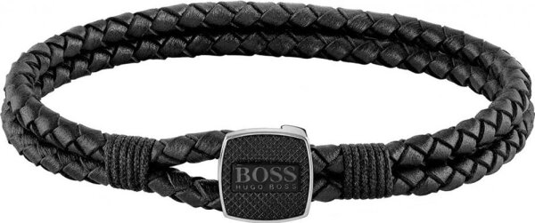 Boss Jewelry 1580467M - THAD CLASSIC Bracciale Intrecciato in Pelle
