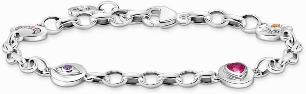Bracciale a Maglie con Ciondoli Diversi - Thomas Sabo Model: A2138-640-7