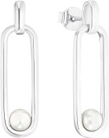 Orecchini Pendenti Ovali con Perle - s.Oliver Jewelry...